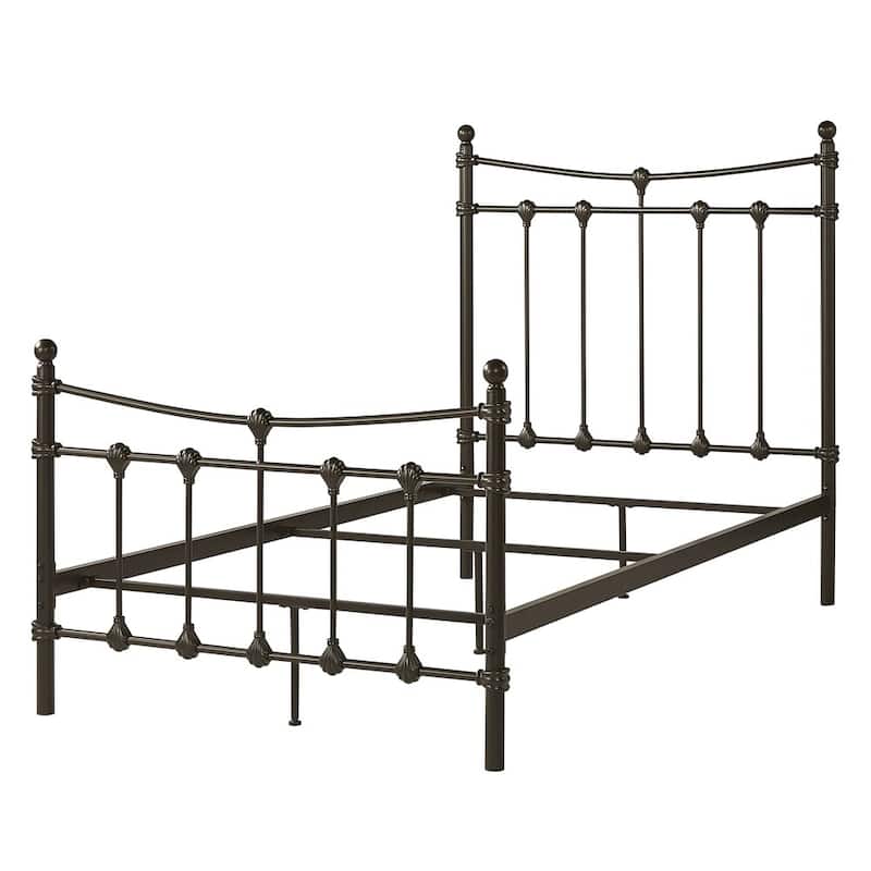 Xander Dark Brown Steel Bed by iNSPIRE Q Classic