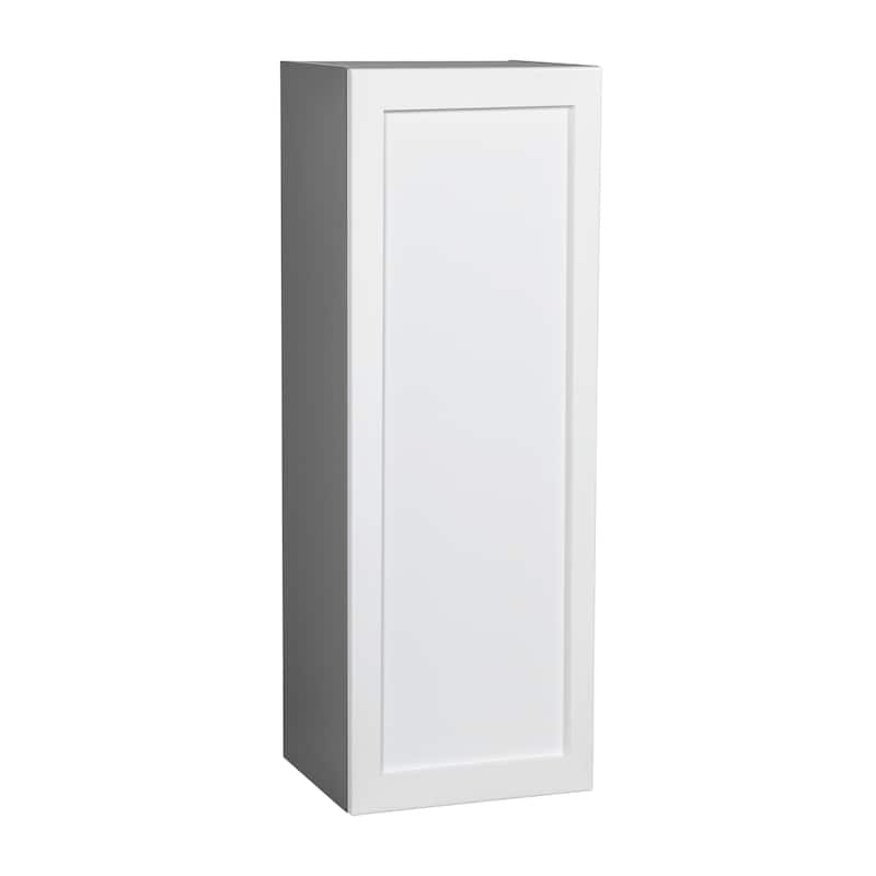 24" x 42" Wall Cabinet-Single Door-Grey - 24 x 42 x 12 - White