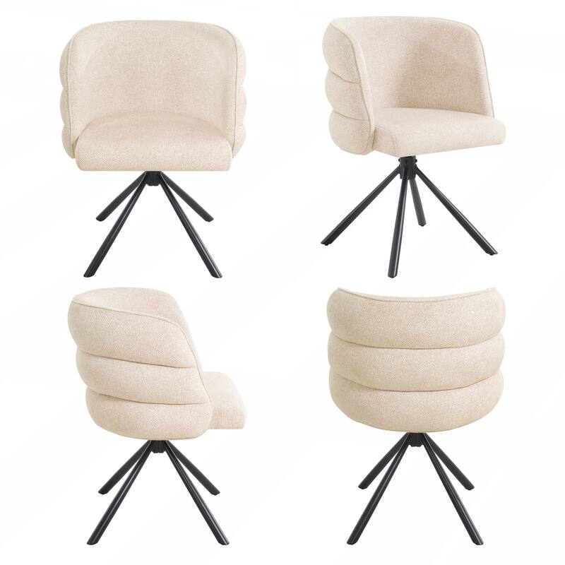 270° Swivel Home Office Desk Chairs Set of 2