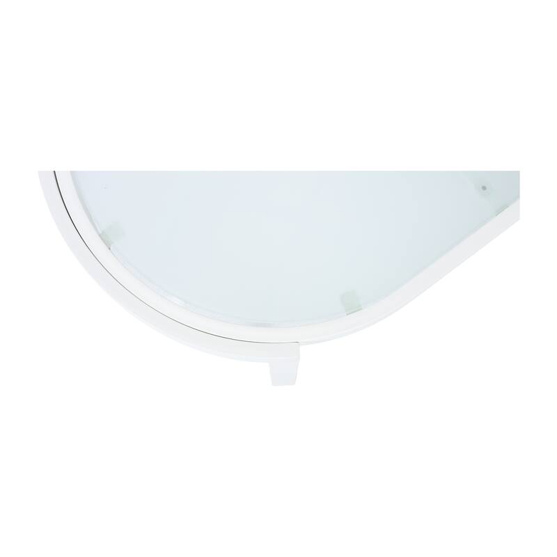 Christopher Knight Home - Aurelia Modern Aluminum Outdoor Oval Coffee Table with Tempered Glass Top