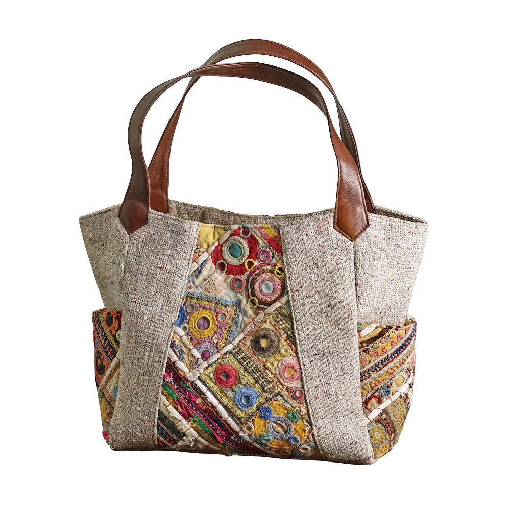 colorful tote bags