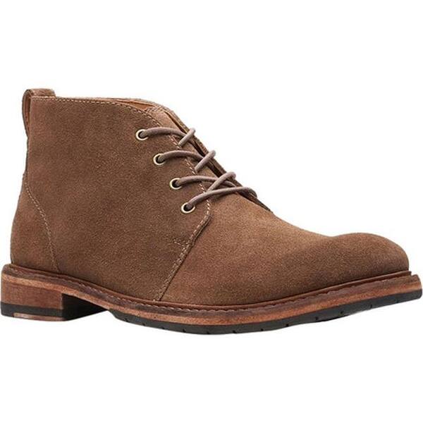 Shop Clarks Men S Clarkdale Base Chelsea Boot Taupe Suede On Sale Overstock 30362094