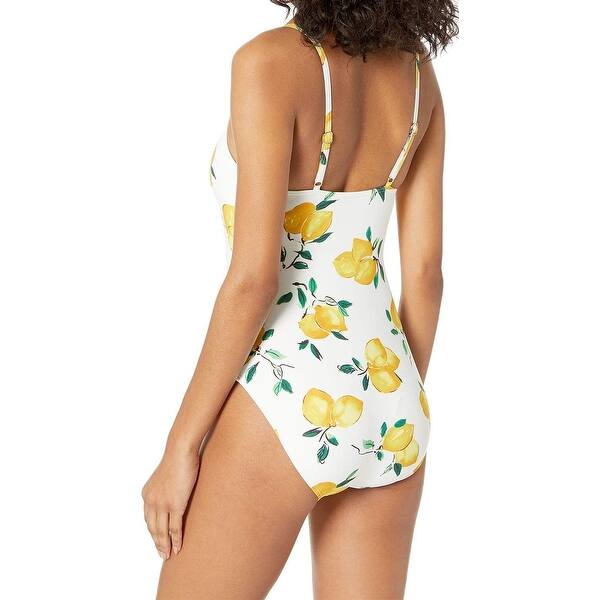Shop Kate Spade Women S Swimsuit White Size Large L One Piece