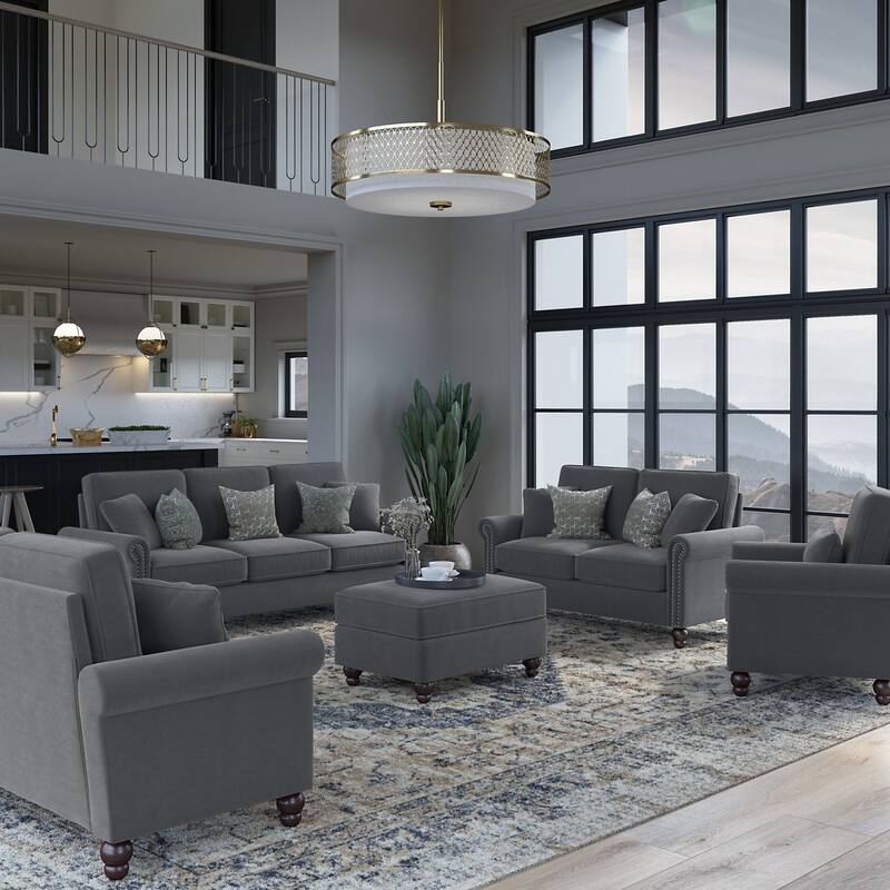 Coventry Accent Chair with Arms by Bush Furniture
