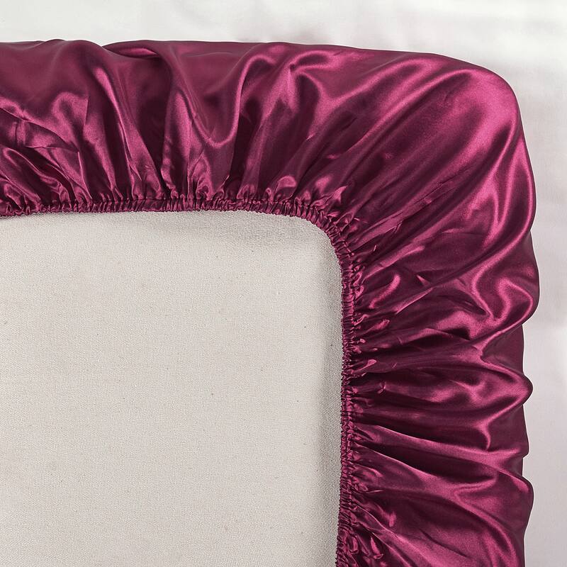 Remembrance Satin 4-piece Bed Sheet Set
