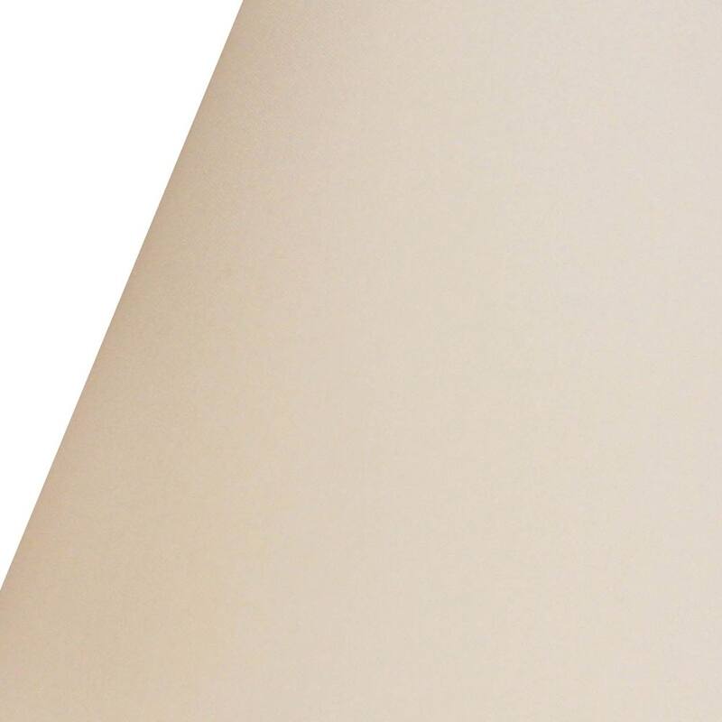 12" Ivory Premium Empire Slanted No Slub Lampshade - 12" L x 12" W x 8" H