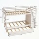 preview thumbnail 5 of 51, Hardwood Twin Over Twin Bunk Bed with Trundle and Staircase
