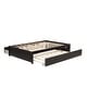 preview thumbnail 13 of 49, Full Kids Platform Bed with Twin Trundle and 2 Drawers