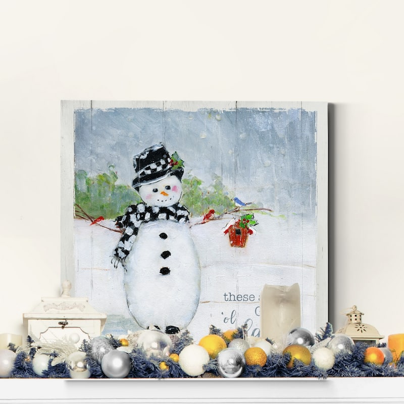 Winter Together-Premium Gallery Wrapped Canvas - Ready to Hang