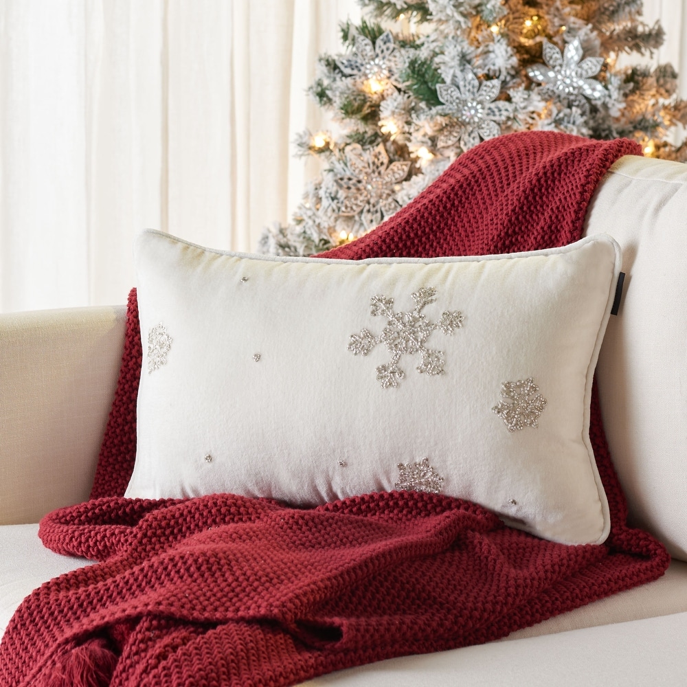 Christmas Tree Throw Pillow With LED Lights - On Sale - Bed Bath