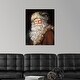 preview thumbnail 10 of 26, "Father Christmas" Traditional Santa Winter Holiday Poster Print