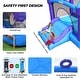 preview thumbnail 4 of 6, 15.3'x 12' Large Bounce House 840D Oxford Inflatable Bouncers for 6 Kids with Blower & Slide - 15.3'x 12'