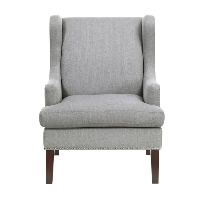 LaFollette 29" Textured Accent Chair - Nailhead Trim