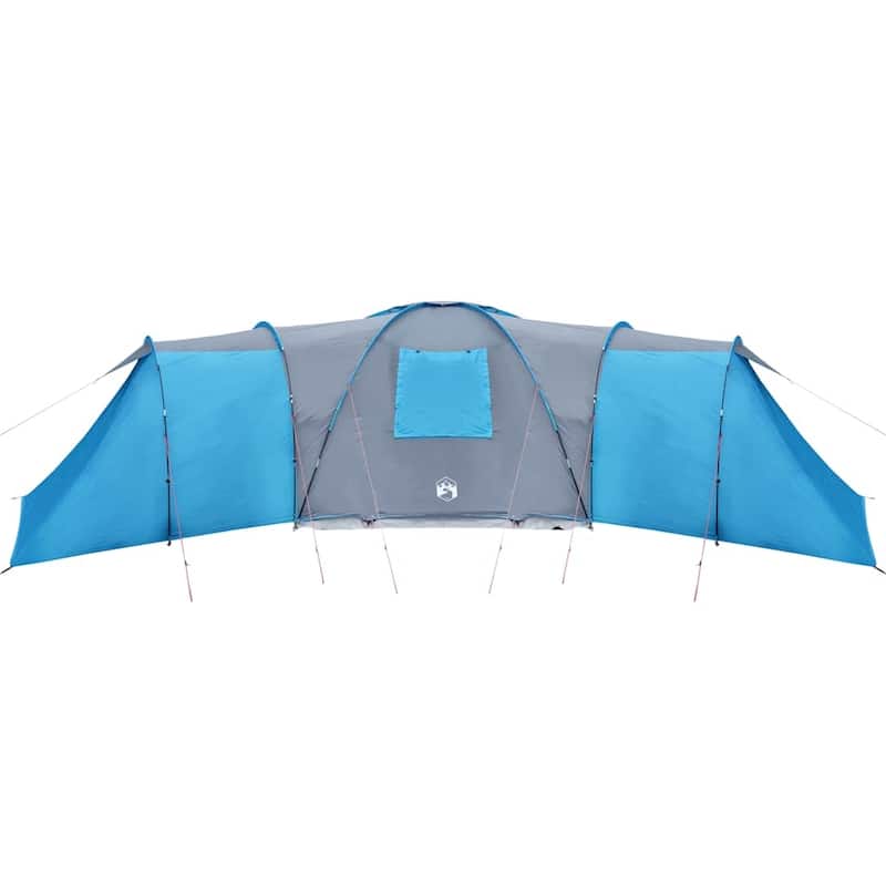 vidaXL Family Tent Dome 12-Person Green Waterproof - 330.7" x 283.5" x 78.7"