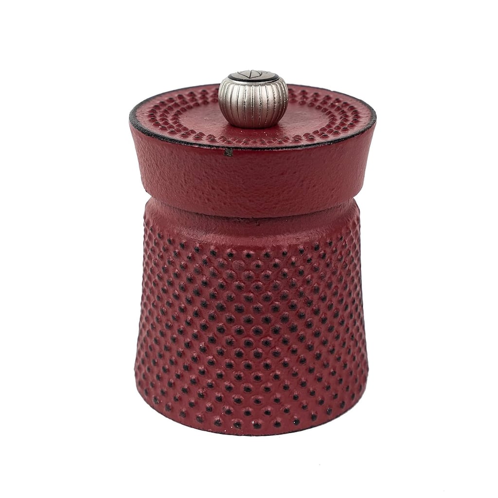 Peugeot Bali 3 Inch Cast Iron Pepper Mill, Red - 3 inch