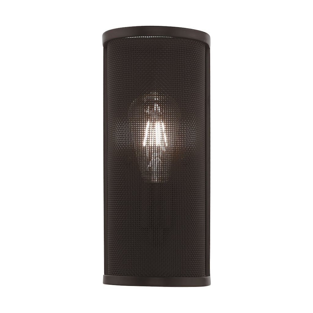 Livex Lighting Braddock Single Light 12" Tall Wall Sconce