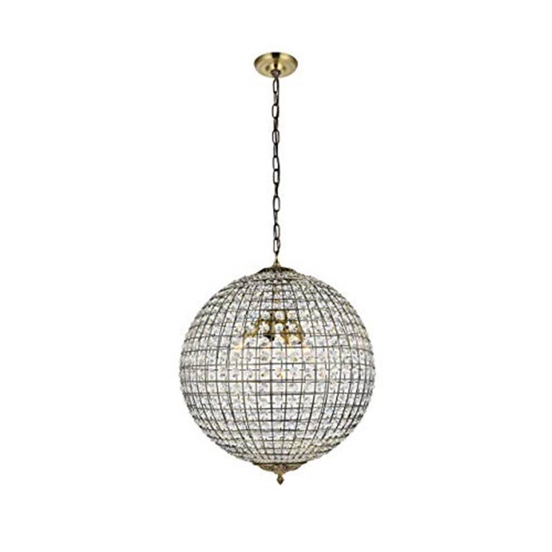 4-Light Pendant Light, Antique Bronze Hanging Fixture, Modern Ceiling Light, Dining Room, Foyer, 20 Inch - 24.5