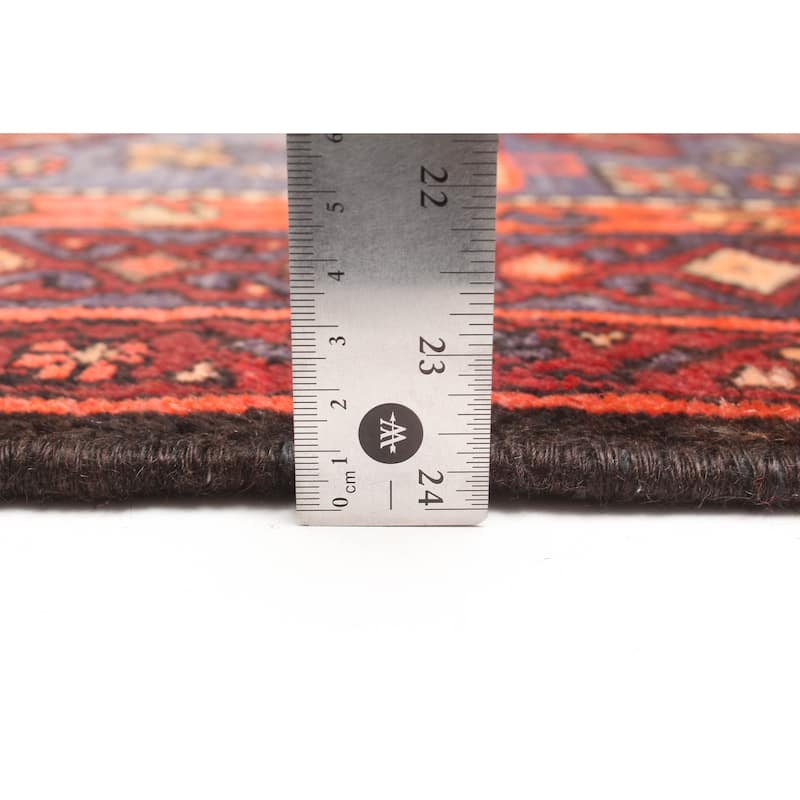 ECARPETGALLERY Hand-knotted Andelz Red Wool Rug - 4'7 x 7'5