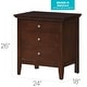 preview thumbnail 38 of 43, Glory Furniture Elowen 3-drawer Wood Nightstand