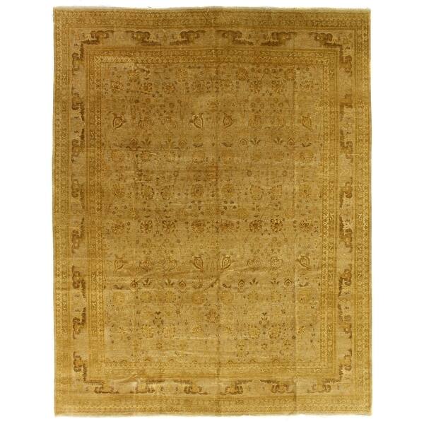 Exquisite Rugs Ziegler Brown / Beige New Zealand Wool Rug (4' x 6 ...