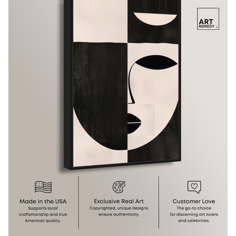 Divided Self II Canvas by Art Remedy