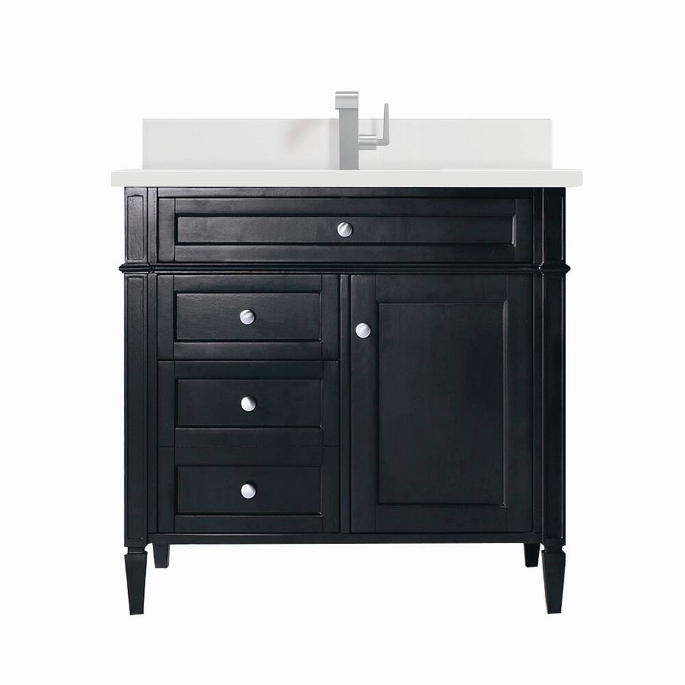 James Martin Vanities 650-V36-1WZ Brittany 36" Single Basin Poplar