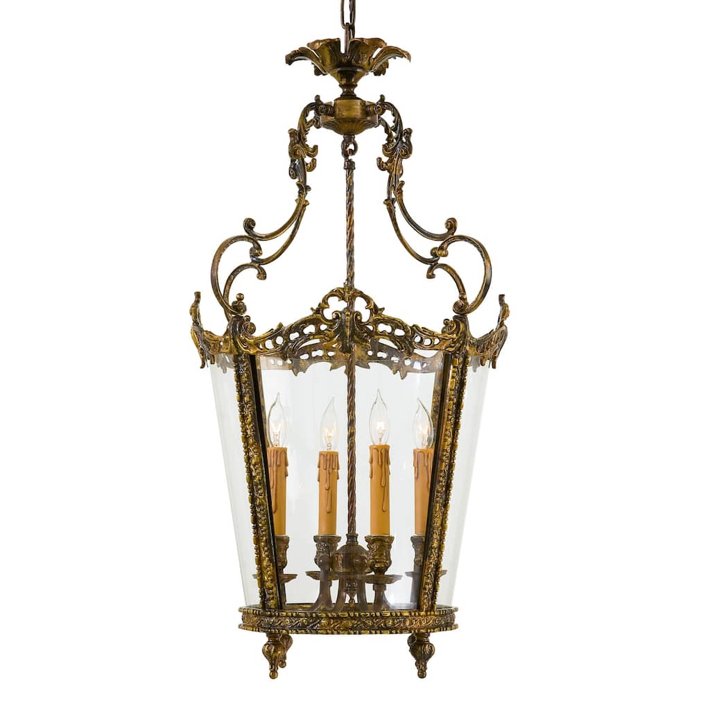 Metropolitan 4 Light Lantern Pendant from the Foyer Collection