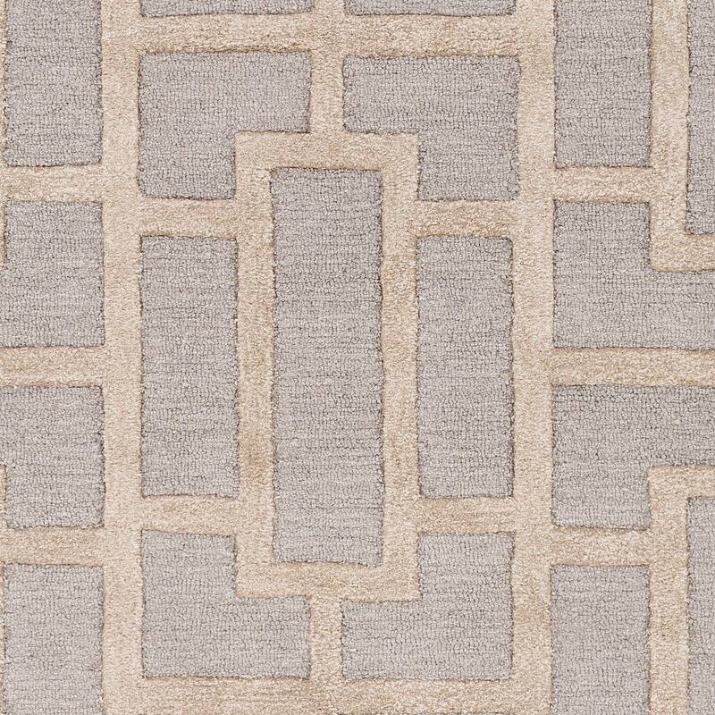 Hand-tufted Thaxted Geometric Wool & Viscose Rug