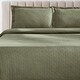 preview thumbnail 35 of 64, Superior Jacquard Matelasse Basket Cotton Bedspread Set