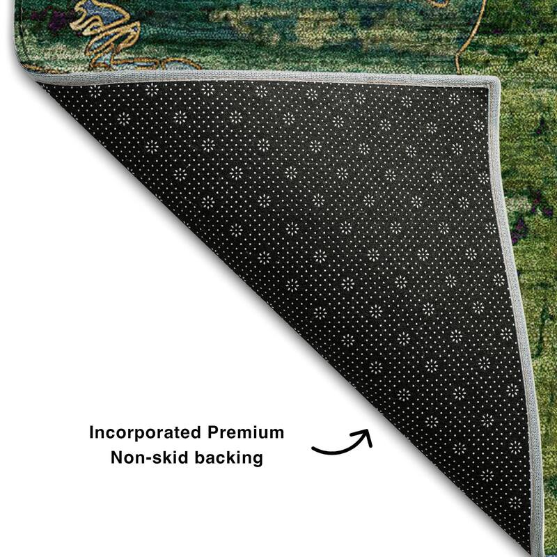 Premium Washable Super Soft Solid Abstract Mayfield Rug