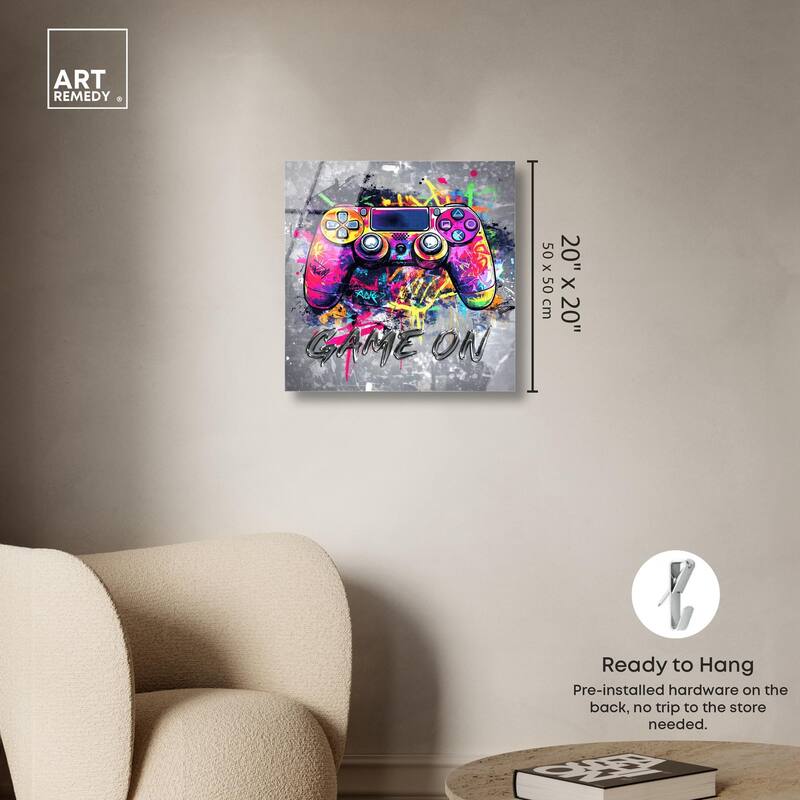 Game On Acrylic by Art Remedy, Ready to Hang