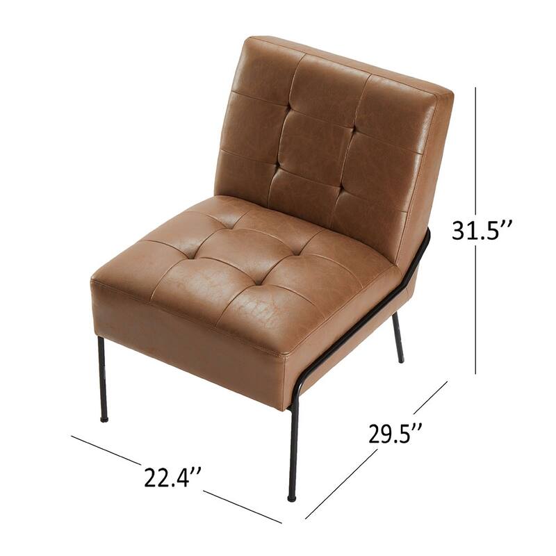 Carbon Loft Hofstetler Armless Accent Chair