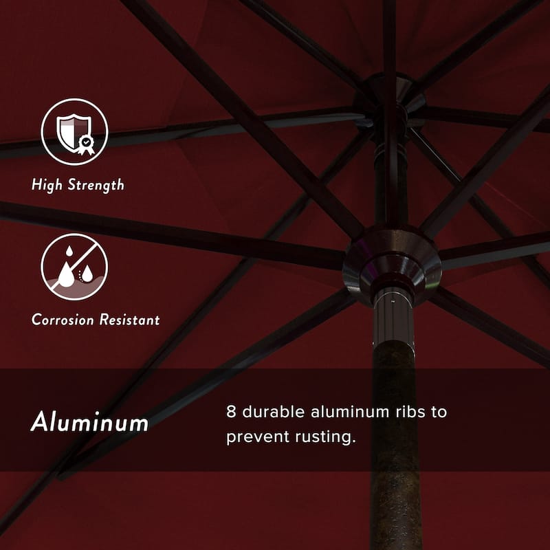 North Bend 11-foot Crank Open Bronze Umbrella by Havenside Home