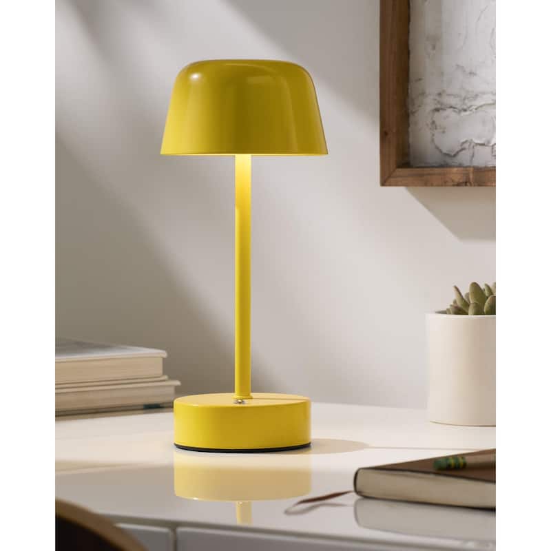 Livabliss Furnas Traditional Accent Table Lamp - Bright Yellow