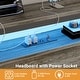 preview thumbnail 68 of 82, Headboards with Storage Shelves, Head Board with Power Outlet and LED Light for Bed Frame