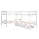 preview thumbnail 30 of 33, Twin L-Shaped Bunk bed with Ladder and Drawers, 4 Beds in 1