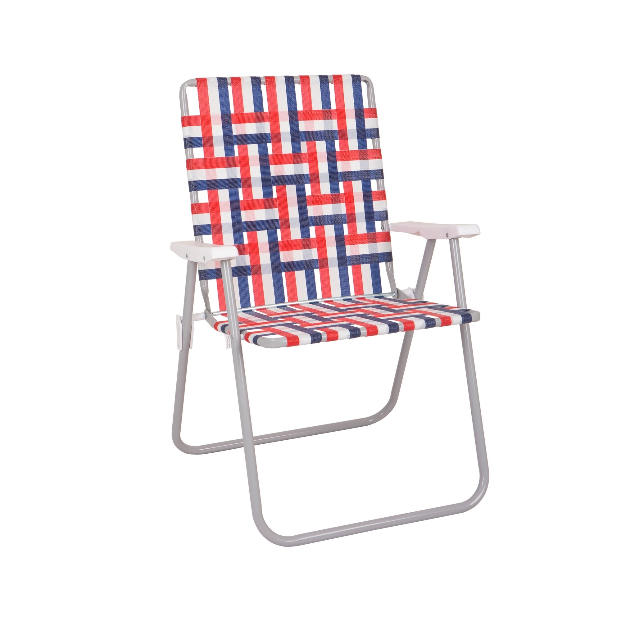 Web strap outlet folding chair