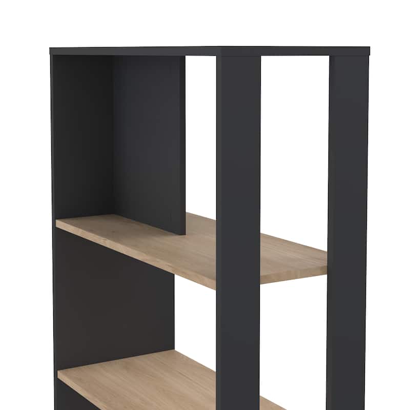 Carson Carrington Sign 5 Shelf Bookcase / Room Divider