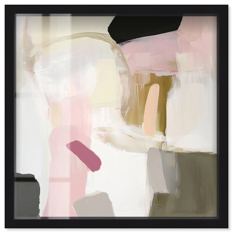 Dynamic Color III Shadowbox by Art Remedy - Black - 20" x 20"