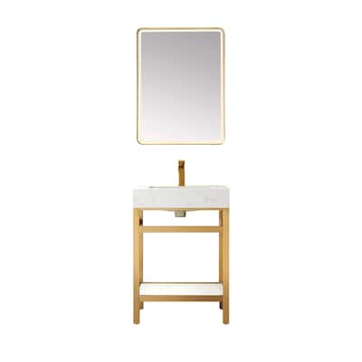 Miseno MV702524 Funes 24" Free Standing Single Basin Vanity Set with