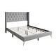 preview thumbnail 5 of 12, Homer Tufted Upholstered Platform Bed