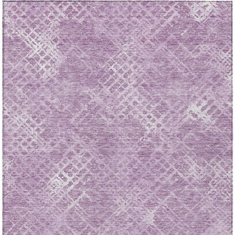 HomeRoots Geometric Transitional Rectangle Outdoor Rug