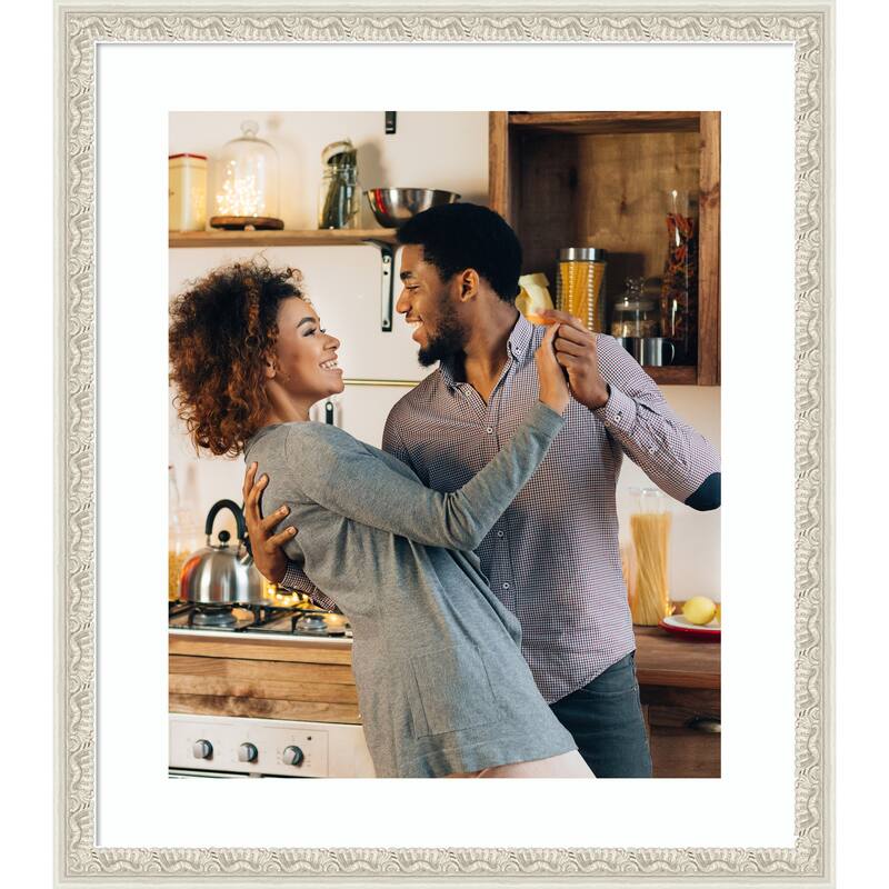 Bethany Picture Frame, Photo Frame - 20x24 Matted to 16x20 - Bethany Silver