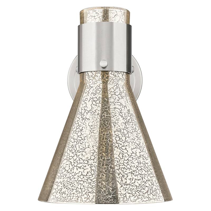 Innovations Lighting 464-1W-G464C-7ME Lawton Cone 9" Tall Bathroom