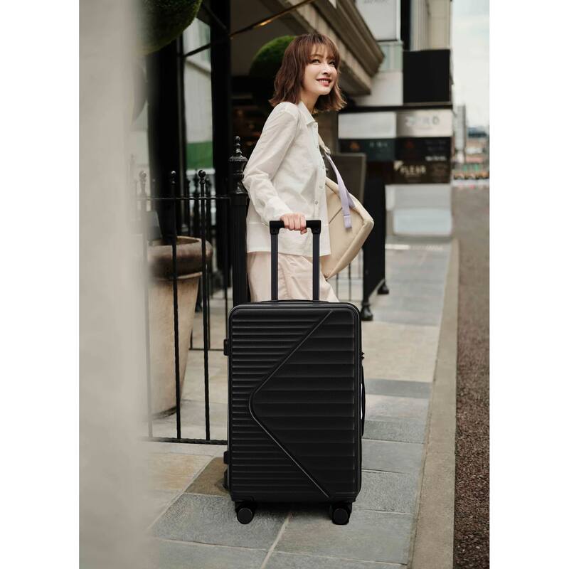 3 PCS in ABS Spinner Wheel Luggage, TSA Combination Lock for Big and Middle Size