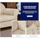 Subrtex 2-Piece Stretch Sofa Couch Cover Jacquard Damask Slipcover