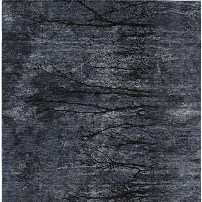 HomeRoots Floral Transitional Rectangle Outdoor Rug