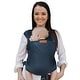 preview thumbnail 24 of 42, Tuck and Bundle Tencel™ Modal Baby Wrap Carrier Harbor Blue