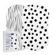 preview thumbnail 1 of 2, Ely's & Co. Baby Fitted Bassinet Sheet Set - 2 Pack - 32”x 16” Black & White Abstract