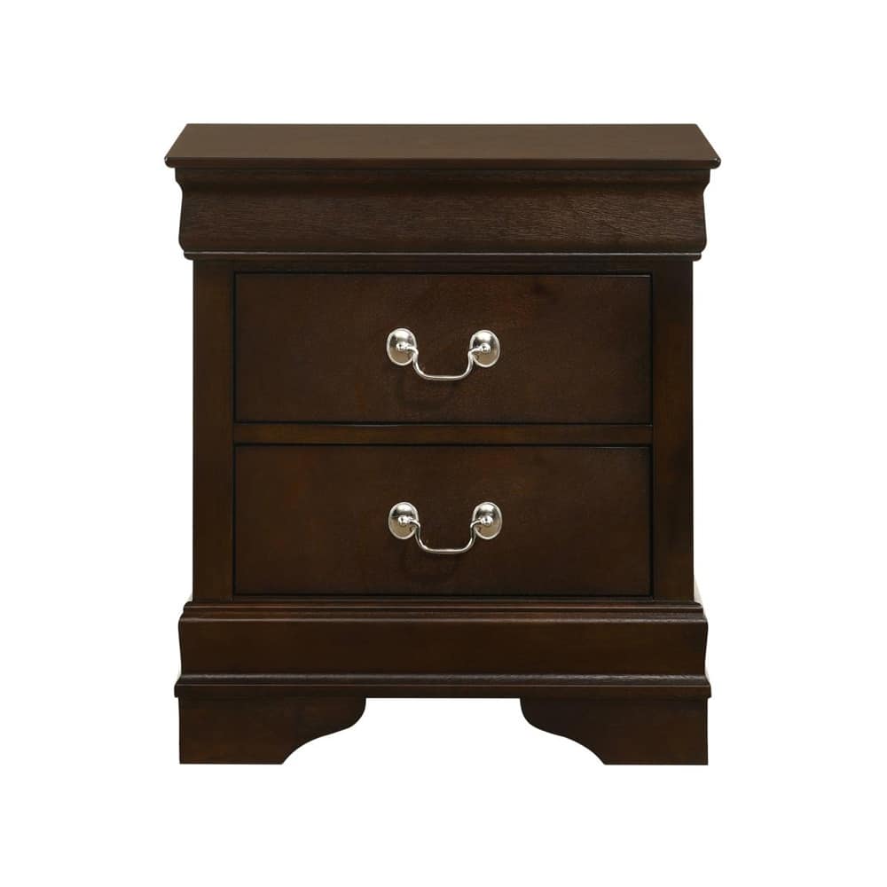 MDF Nightstand with 2 Drawers